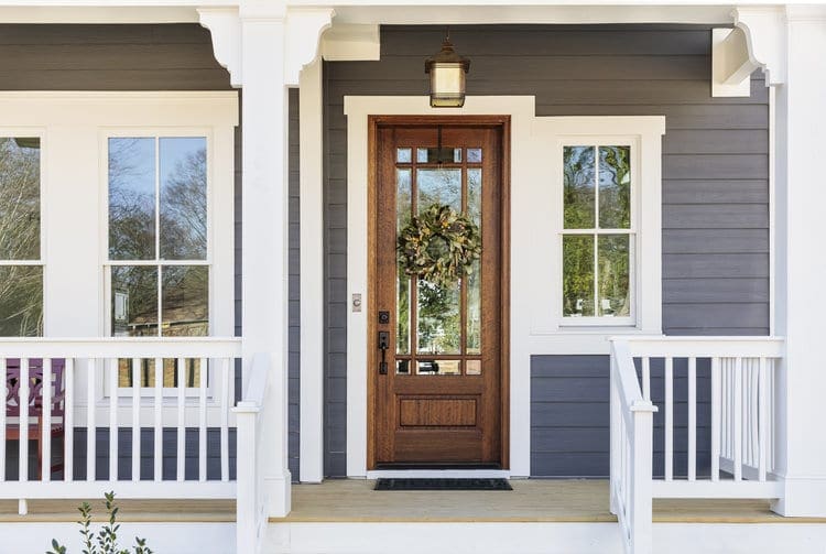 Front Door to a Home