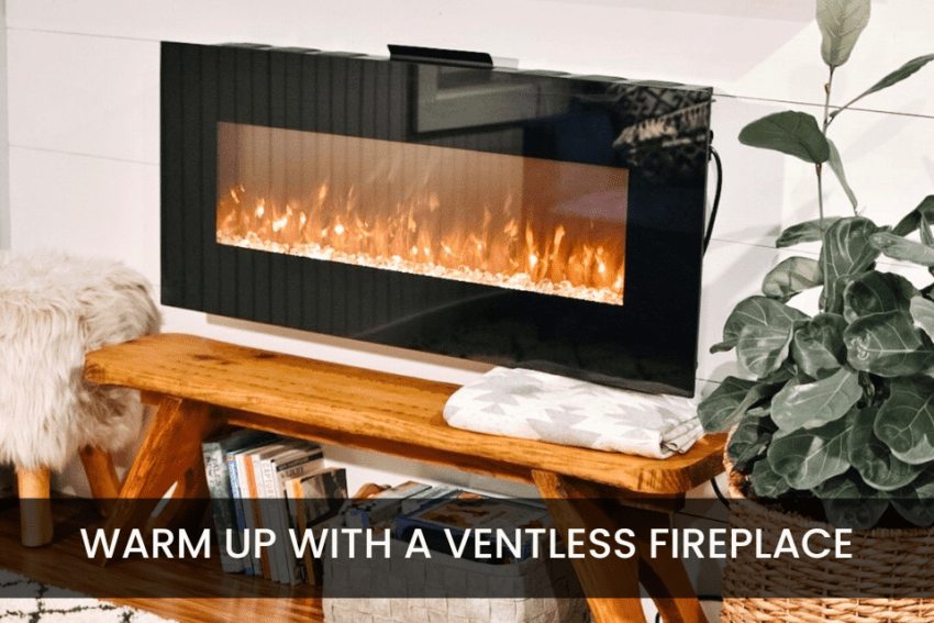 Warm Up Your Rooms this Fall with a Ventless Fireplace