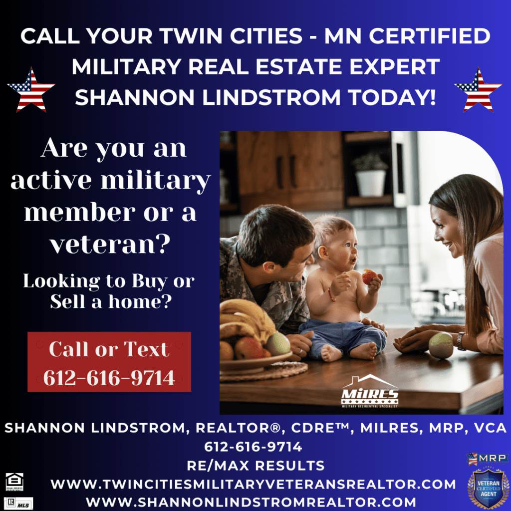 Minneapolis St Paul Military Veteran Realtor